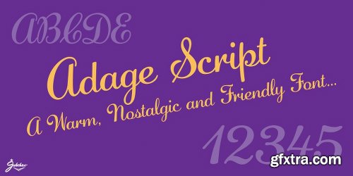 Adage Script JF Font