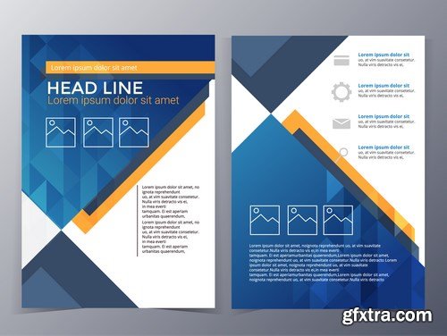 Corporate Templates of Brochures 4 - 25xEPS