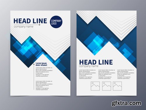 Corporate Templates of Brochures 4 - 25xEPS