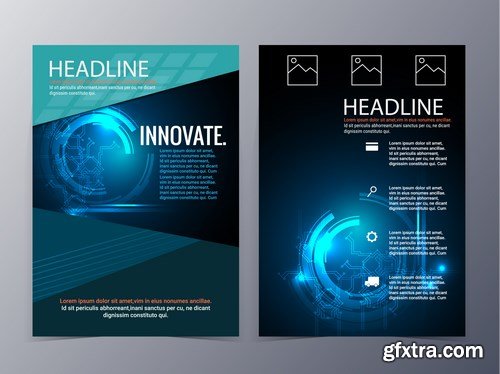 Corporate Templates of Brochures 4 - 25xEPS