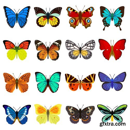 Beautiful Butterflies 2 - 20xEPS