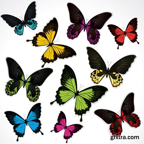 Beautiful Butterflies 2 - 20xEPS