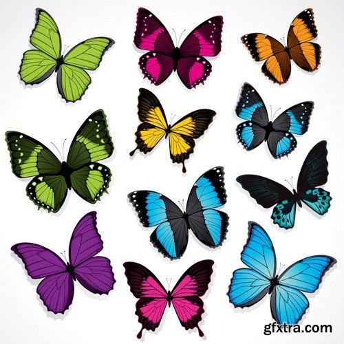 Beautiful Butterflies 2 - 20xEPS