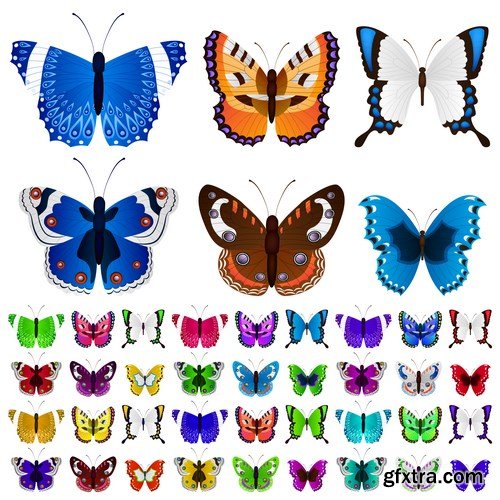 Beautiful Butterflies 2 - 20xEPS