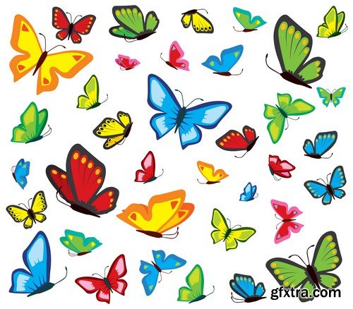 Beautiful Butterflies 2 - 20xEPS