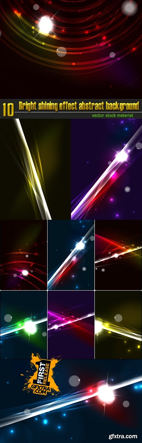 Bright shining effect abstract background