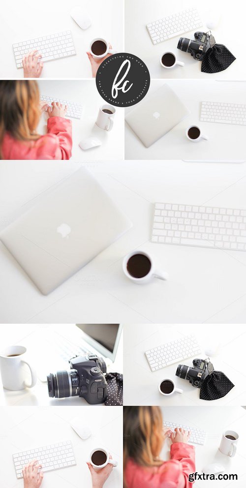 CM - MINIMAL DESK STOCK PHOTO BUNDLE 786698