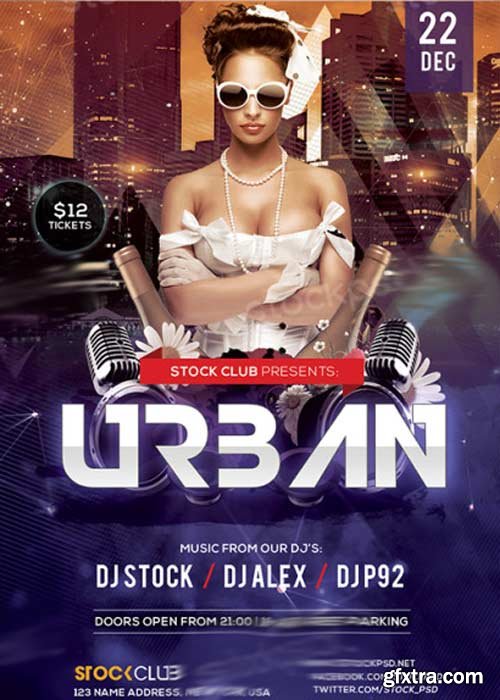 Urban V14 PSD Party Flyer