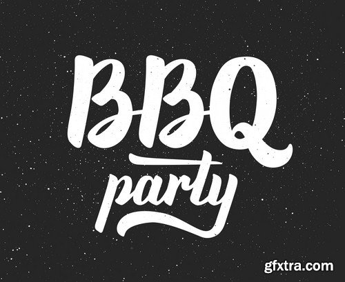 Barbecue poster - 6 UHQ JPEG