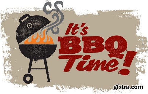 Barbecue poster - 6 UHQ JPEG