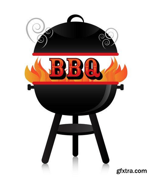 Barbecue poster - 6 UHQ JPEG