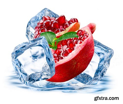 Fruit, Berries & Ice - 18xUHQ JPEG