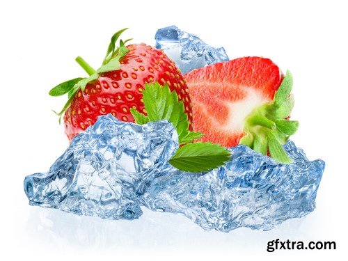 Fruit, Berries & Ice - 18xUHQ JPEG