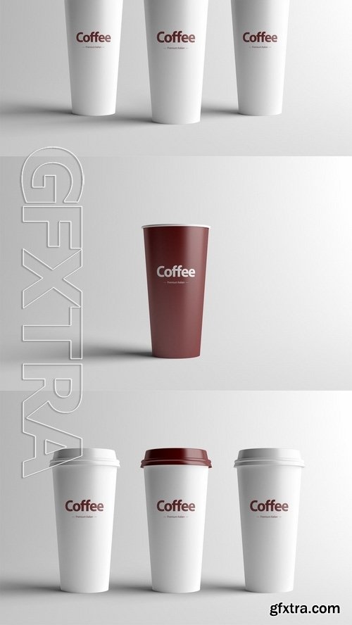 Paper Coffee Cup Mock-Up - Large