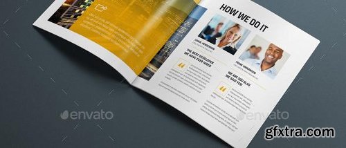 Graphicriver Square Brochure Mock-up 2949025