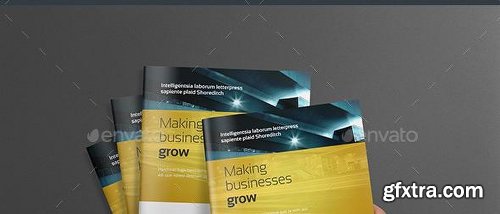 Graphicriver Square Brochure Mock-up 2949025