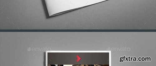 Graphicriver Square Brochure Mock-up 2949025