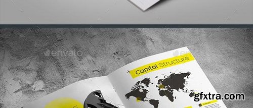 Graphicriver Square Brochure Mock-up 2949025