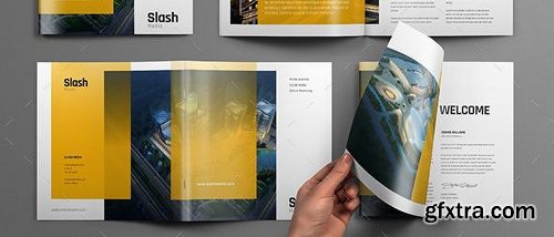 Graphicriver Square Brochure Mock-up 2949025