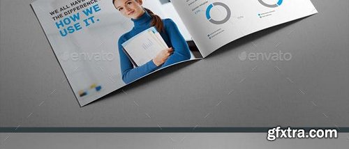 Graphicriver Square Brochure Mock-up 2949025