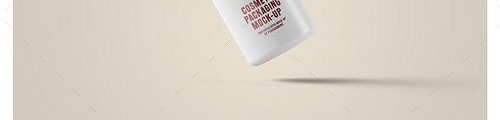 Graphicriver White Cosmetic Bottle Mock-Up 17492657