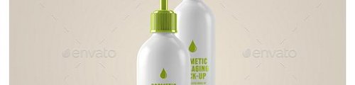 Graphicriver White Cosmetic Bottle Mock-Up 17492657