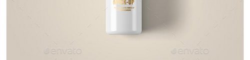 Graphicriver White Cosmetic Bottle Mock-Up 17492657