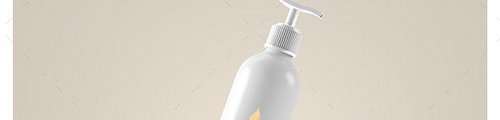 Graphicriver White Cosmetic Bottle Mock-Up 17492657