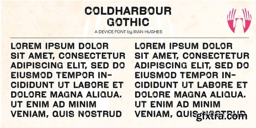 Coldharbour Gothic Font