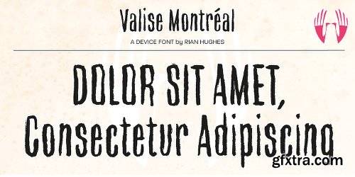 Valise Montreal Font