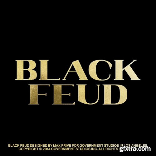 Black Feud Font Family - 2 Fonts