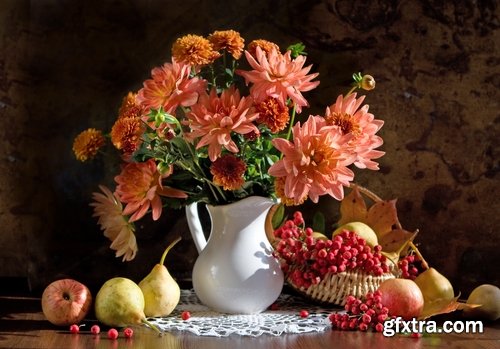 Collection of of autumn flowers bouquet of yellow 25 HQ Jpeg