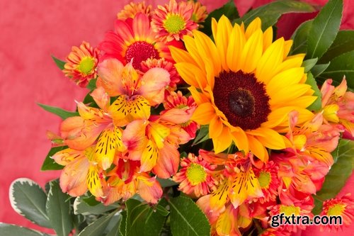 Collection of of autumn flowers bouquet of yellow 25 HQ Jpeg