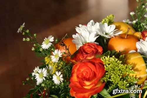 Collection of of autumn flowers bouquet of yellow 25 HQ Jpeg