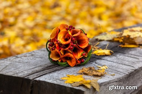 Collection of of autumn flowers bouquet of yellow 25 HQ Jpeg