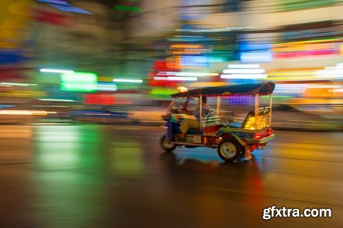 Collection of Bangkok panorama picture night city street skyscraper building 25 HQ Jpeg