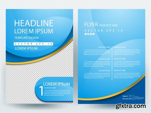 Corporate Templates of Brochures 5 - 25xEPS