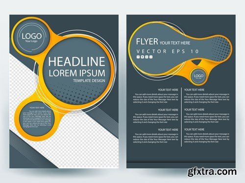 Corporate Templates of Brochures 5 - 25xEPS