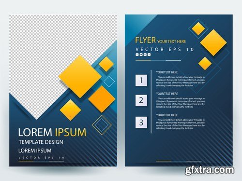 Corporate Templates of Brochures 5 - 25xEPS