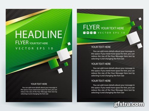 Corporate Templates of Brochures 5 - 25xEPS