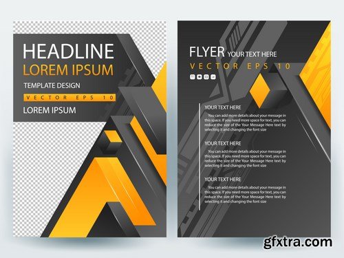 Corporate Templates of Brochures 5 - 25xEPS