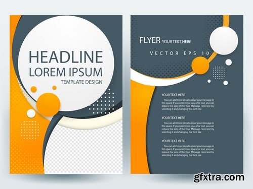 Corporate Templates of Brochures 5 - 25xEPS