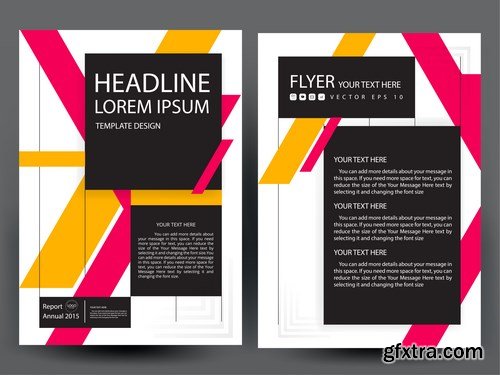 Corporate Templates of Brochures 5 - 25xEPS