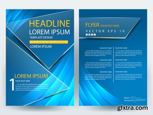 Corporate Templates of Brochures 5 - 25xEPS