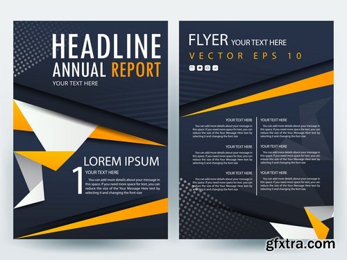 Corporate Templates of Brochures 5 - 25xEPS