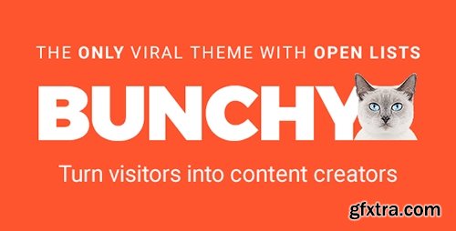 ThemeForest - Bunchy v1.0.4 - Viral WordPress Theme with Open Lists - 15709444