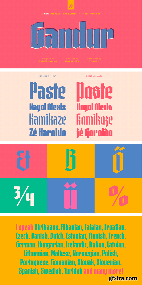 Gandur Alte Font Family