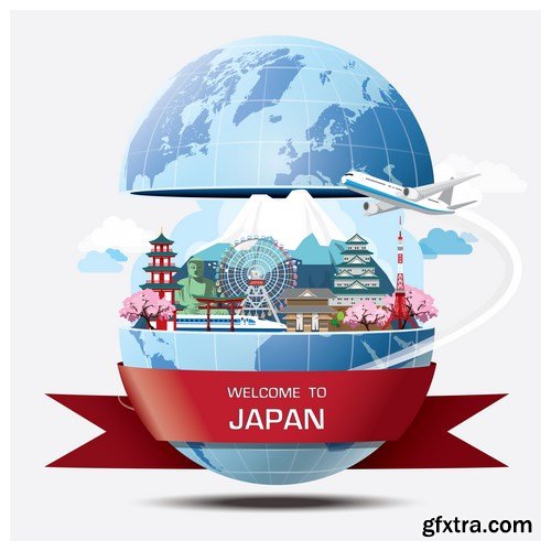 World Travel Vector Design 2 - 18xEPS