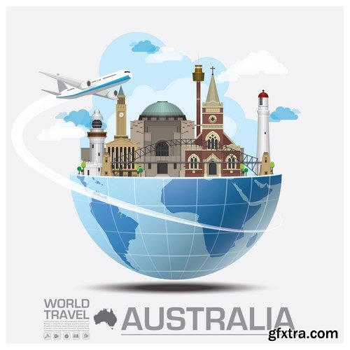 World Travel Vector Design 2 - 18xEPS