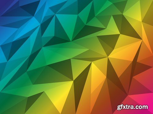 Polygonal Abstract Backgrounds - 21xAI